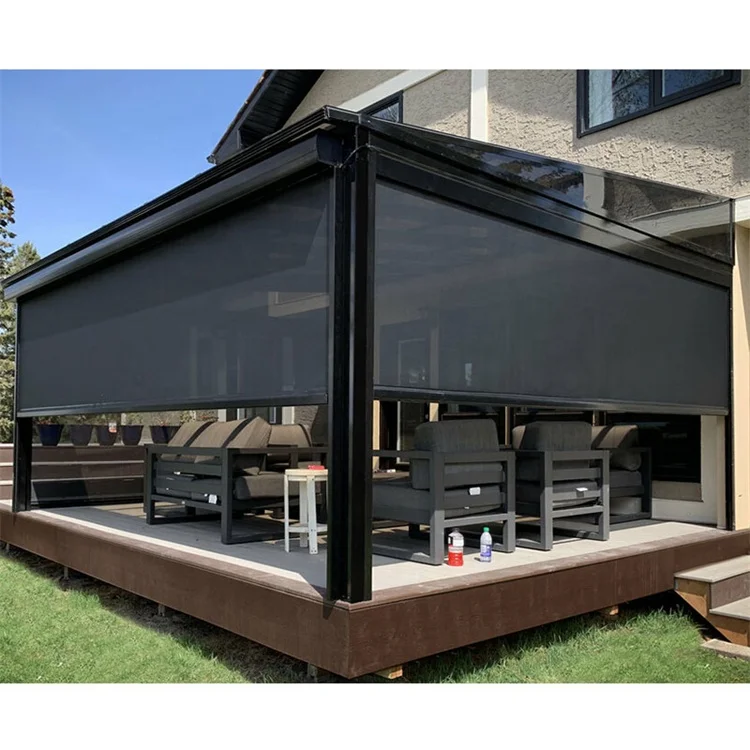 

Тент алюминиевая беседка, водонепроницаемая беседка, беседка, солнцезащитный тент, 4x3 Наружные Жалюзи, наборы, система крыши, поликарбонатная беседка