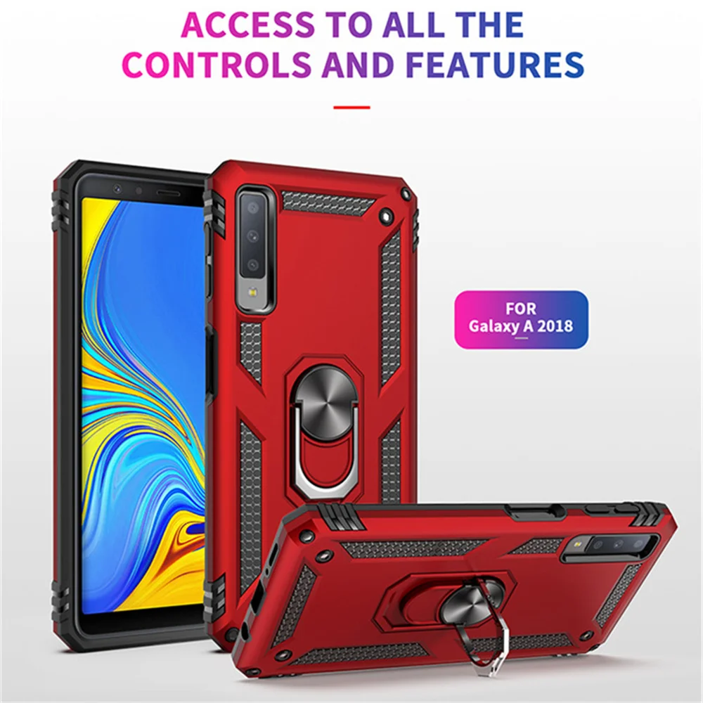 

Armor Case For Samsung Galaxy A7 2018 A750 S21FE S20 S10 S9 S8 Plus S7 S20FE Note 20 Ultra 10 9 8 J7 J5 2017 A8 A7 A6 2018 Cover