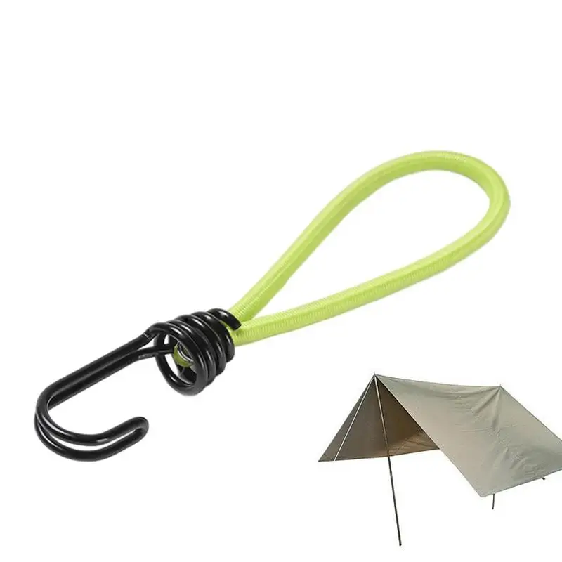 

Short Bungee Cord Elastic Short Tent Bungee Straps With Hook Portable Bungee Cords For Camping Travel Outdoor Tarp Rope For