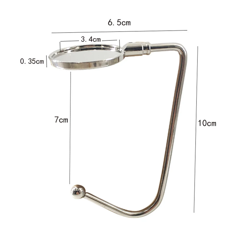 

Настольный крючок, вешалка для сумок, портативная вешалка с кольцом для ключей, нескользящий школьный крючок-держатель для сумки, органайзер с крючками из нержавеющей стали, настольный крючок