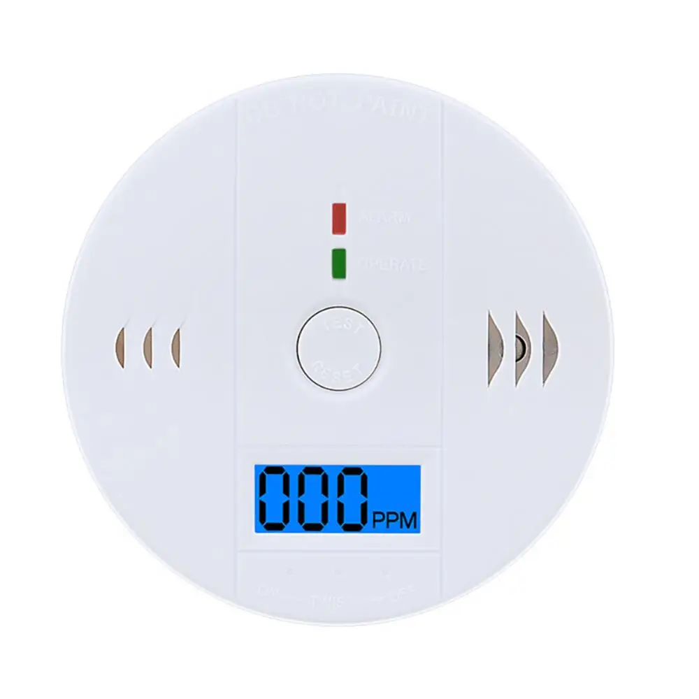 

Home Security 85dB Warning High Sensitive LCD Photoelectric Independent CO Gas Sensor Carbon Monoxide Poisoning Alarm Detector