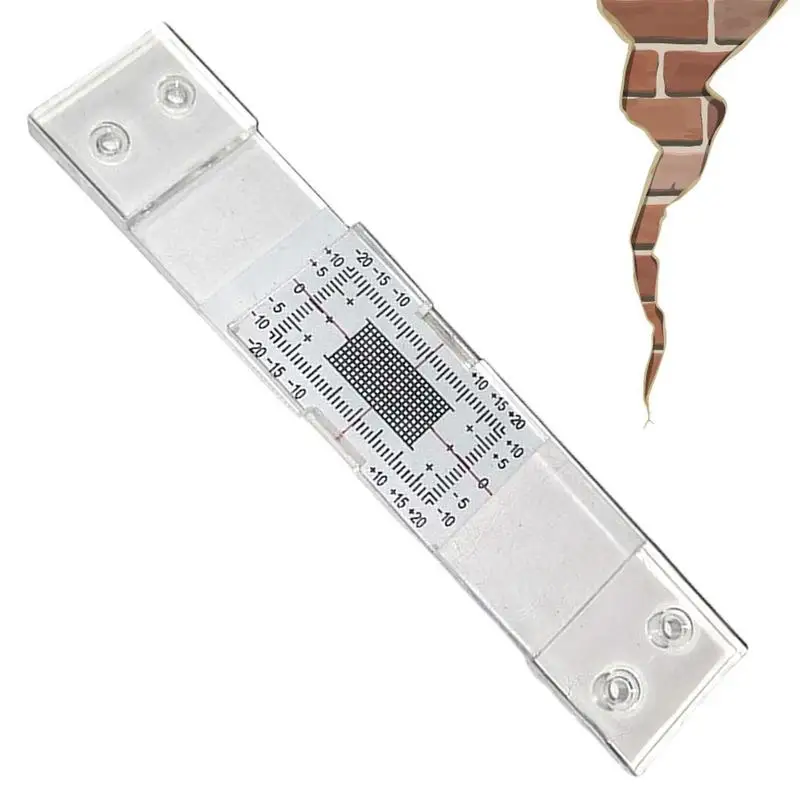 

Портативный пластиковый монитор трещин, легко читаемый измерительный сетчатый монитор трещин для бетона, запись стандартных сказочных мон...