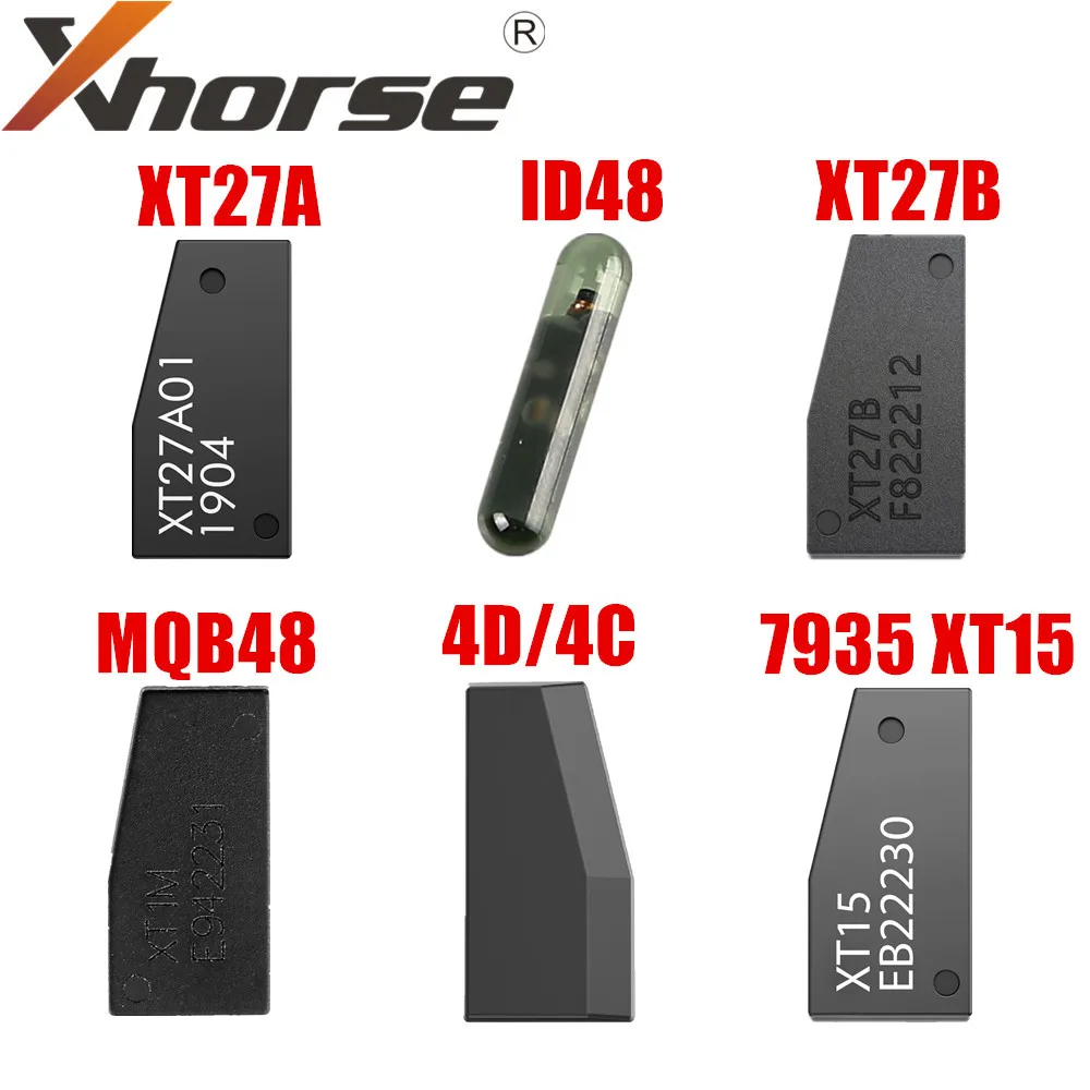 Транспондер Xhorse VVDI Super Chip XT27A XT27B MQB48 7935 XT15 ID48 4D 4C Copy 10 шт./лот - купить по выгодной