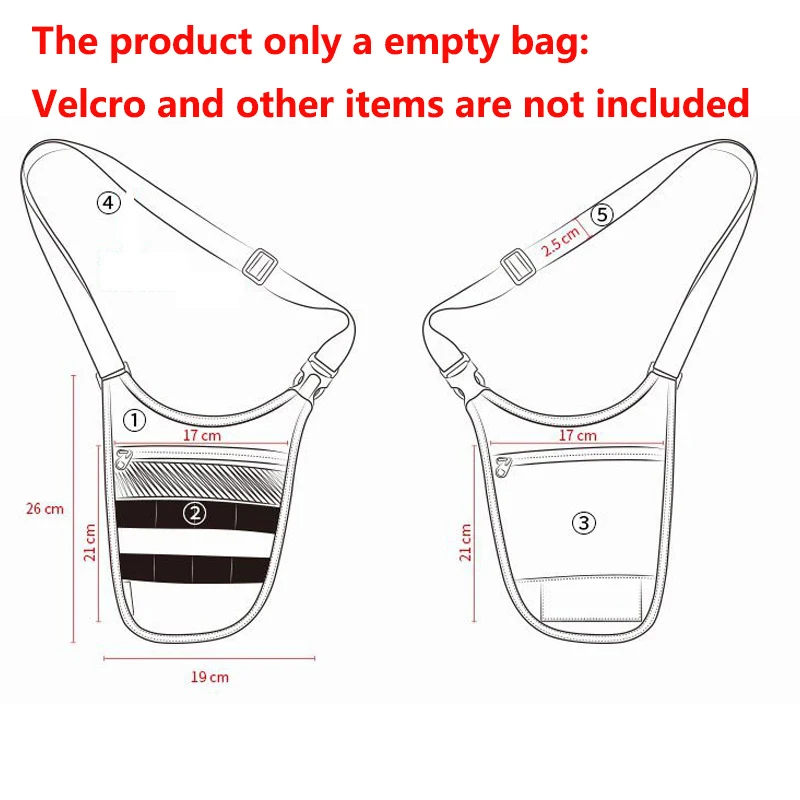 Тактическая нагрудная Сумка кошельки сумка-кобура для подмышек военная сумка