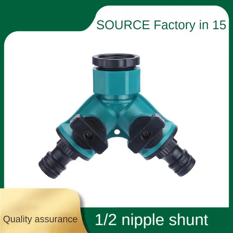 

Y-shaped Washing Machine Faucet Connector Plastic Household One-two-way Valve Water Separator Garden Water Pipe Fittings