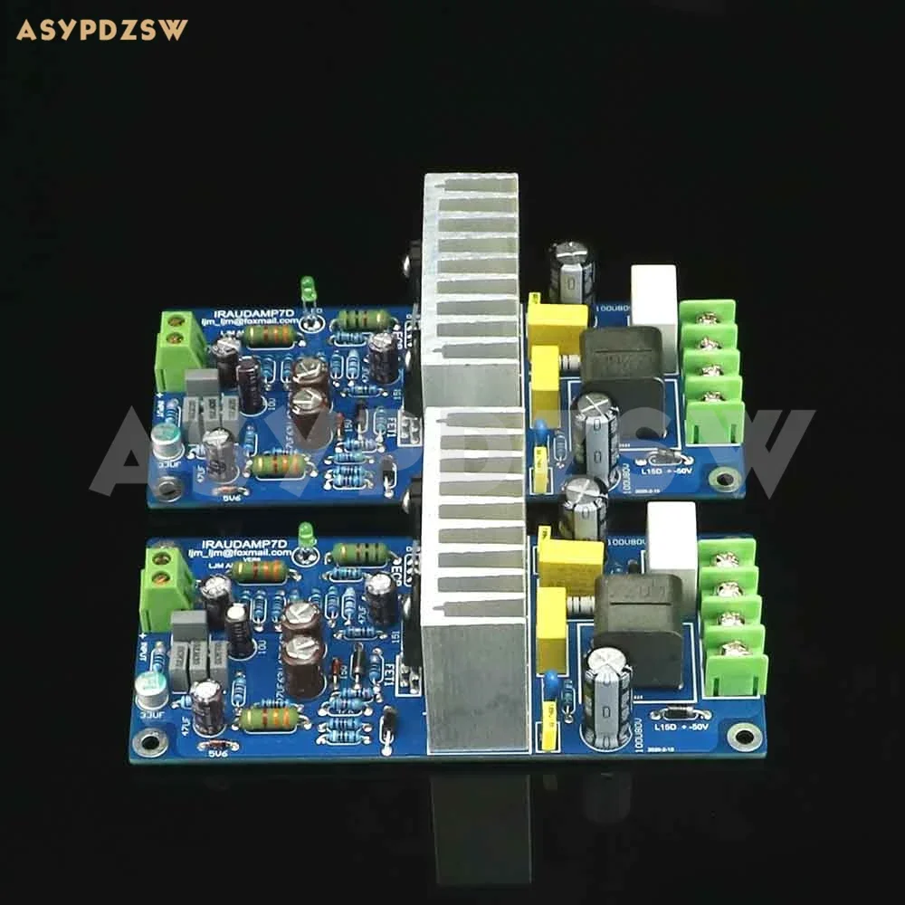 2-канальный L15D стерео IRAUDAMP7S IRS2092 IRFI4019H цифровой усилитель мощности DIY