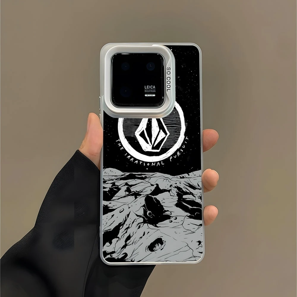 C-Cultural-Y-Youth-V-volcomS Phone Case Colored Silver Trendy For Samsung S 22 23 24 Note 20 Ultra Plus PRO FE Cover