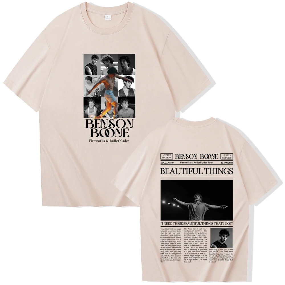 Рубашка Benson Boone Футболки Fireworks &amp Rollerblades Топы
