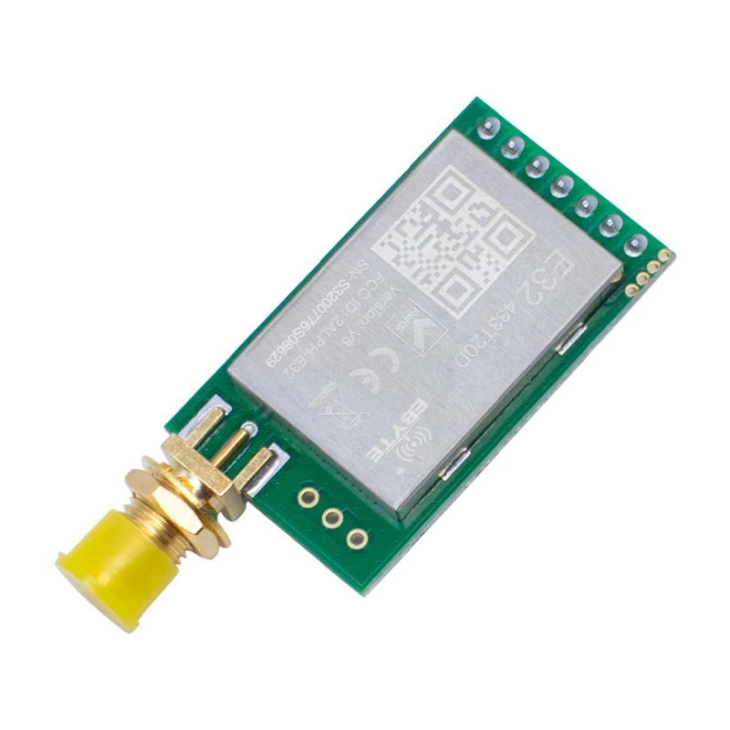 LoRa SX1278 SX1276 Модуль 433 МГц Передатчик Приемник 8000 м E32-433T20D-V2.0 UART Беспроводной