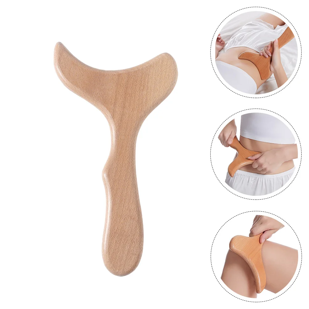 

Инструмент Guasha, деревянная палочка для тела, физическое искусство, целлюлитная деревянная доска, шейный пусковой механизм, пластинчатый ли...