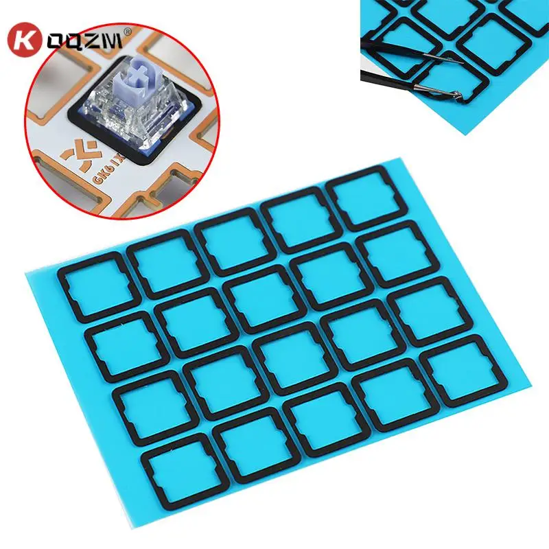 120 шт., коврики Poron IXPE EVA для механического переключателя клавиатуры с возможностью замены