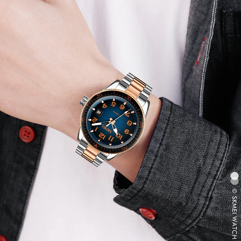 Часы наручные SKMEI Мужские автоматические деловые водонепроницаемые брендовые