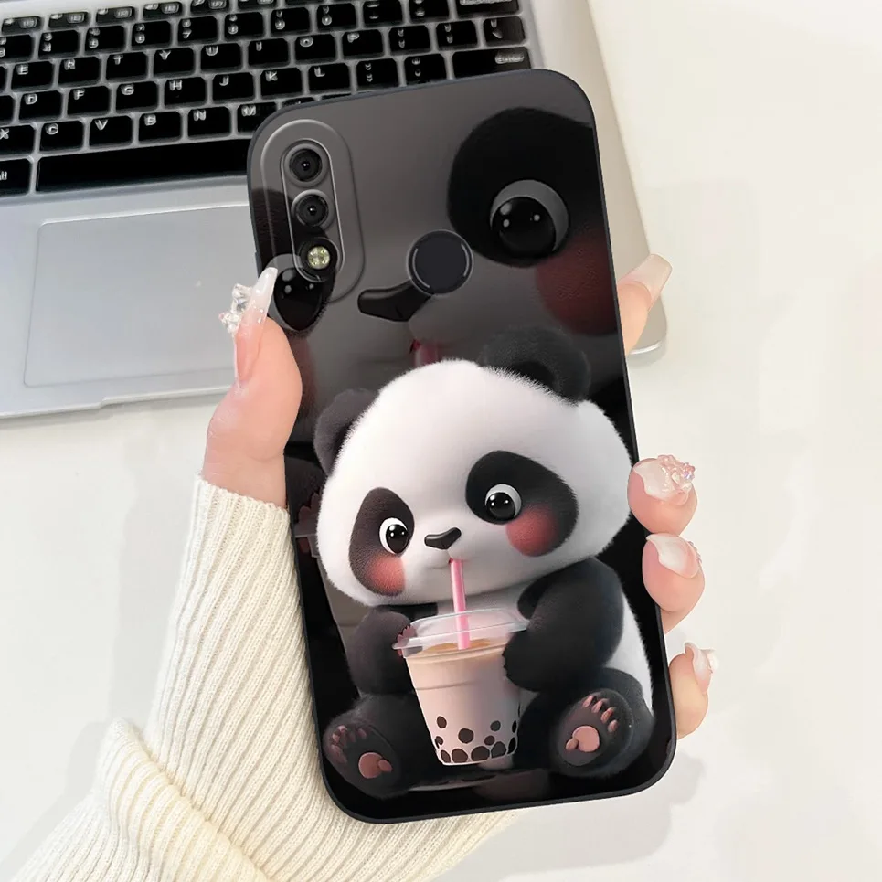 For Huawei Y9 Prime 2019 / Y9a Back Cover Panda Rabbit Cat Cute Cartoon Painting Coques Soft Silicone Phone Case