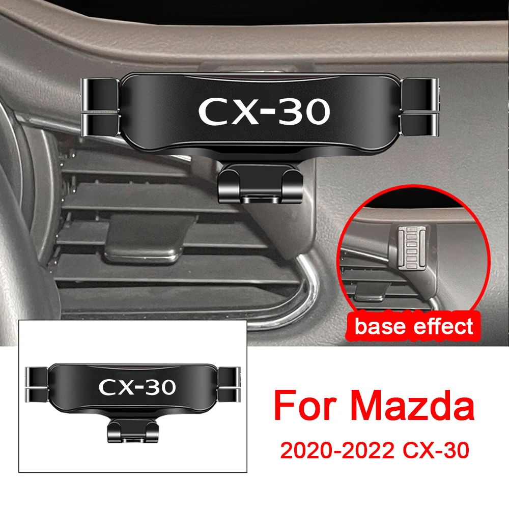 

For Mazda CX30 2020-2022 Car Mobile Phone Holder Air Vent Mounts Stand GPS Gravity Navigation Bracket