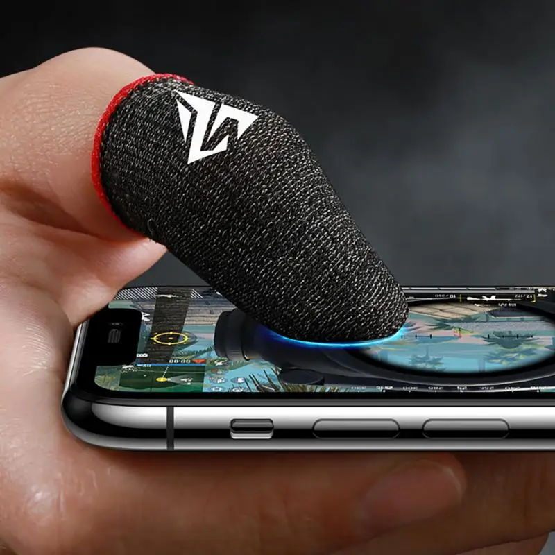 

50 Pair Gaming Finger Sleeve Breathable Fingertips For PUBG Mobile Games Sweatproof Anti-slip Fingertip Cover Game Accessories