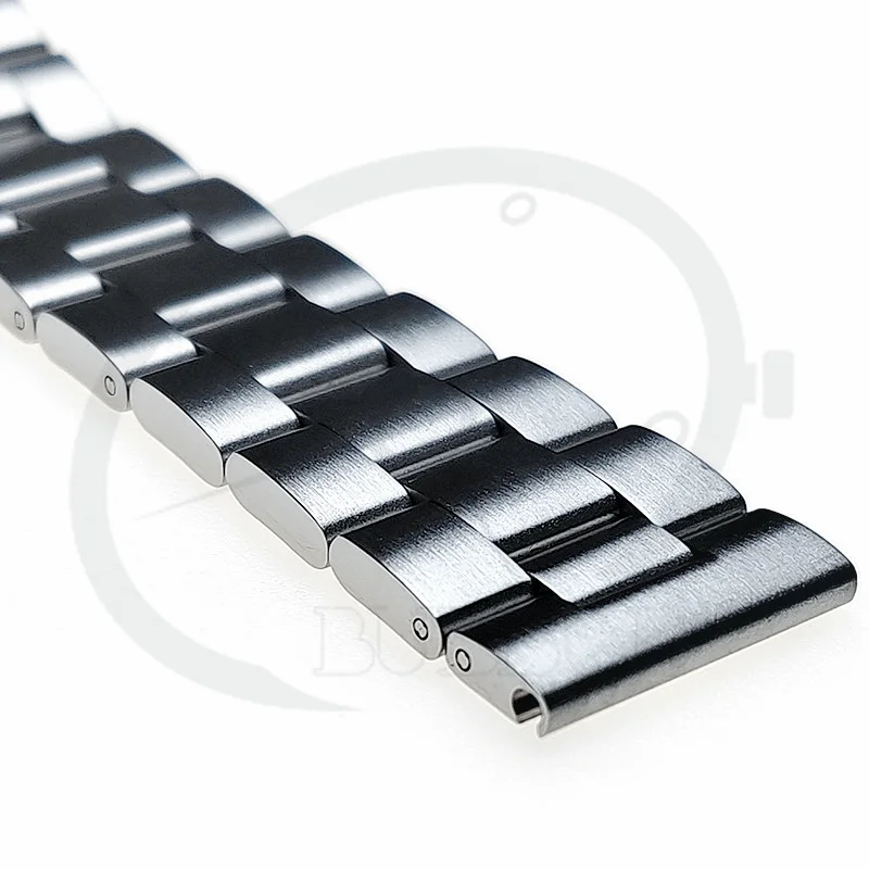 22mm Three Beads Flat End Diving Wire Drawing Process Quick Release Spring Bar Stainless Steel Watch Steel Strip