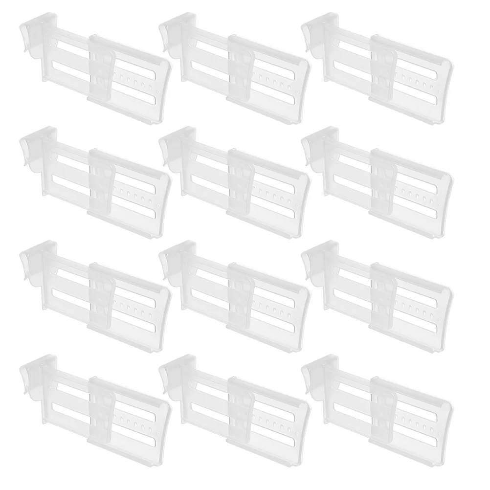 

12pcs Refrigerator Side Door Separator Universal Classification Plastic Divider