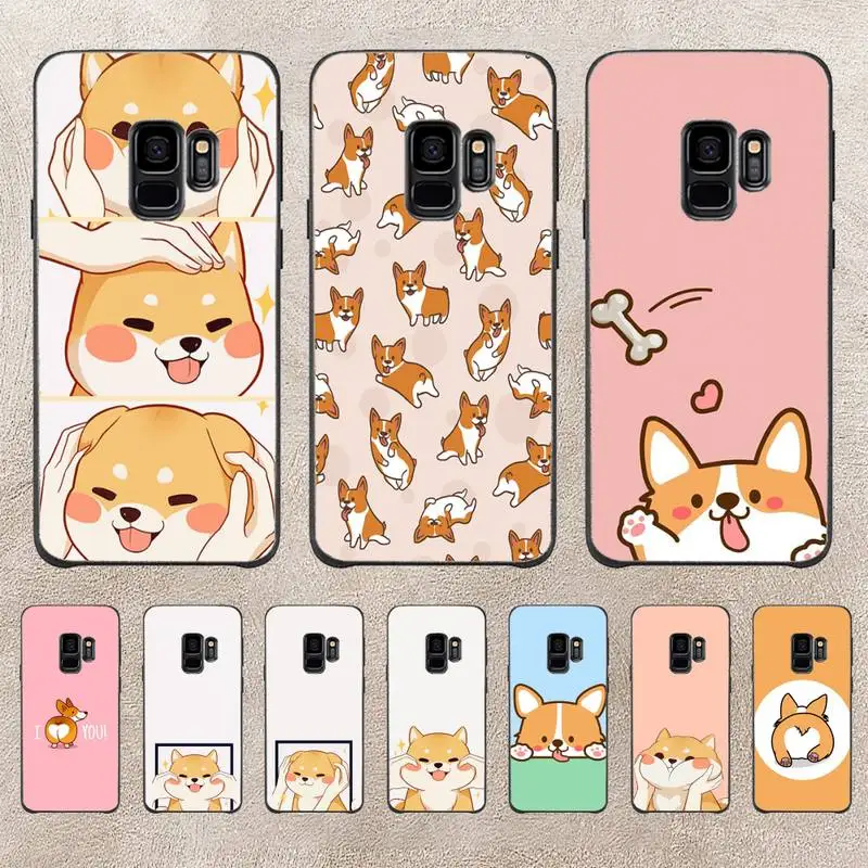 

Cute Animal Corgi Phone Case For Samsung Galaxy A51 A50 A71 A21s A31 A41 A10 A20 A70 A30 A22 A02s A13 A53 5G Cover Coque