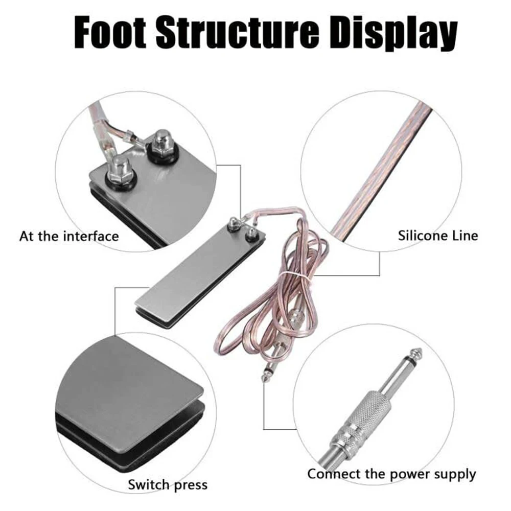 Мини-педаль Из Нержавеющей Стали Для Тату-машин - Ножной Переключатель