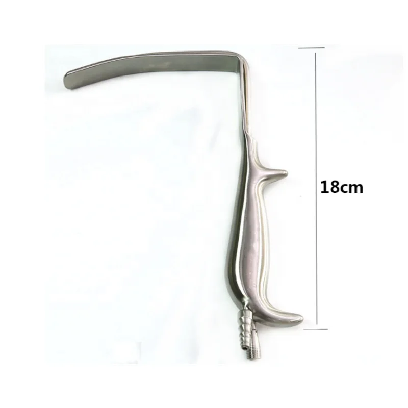 

Cold Light Source Accessories 18cm L Shape Light Guiding Retractor for Breast 8cm 10cm 12cm 16cm