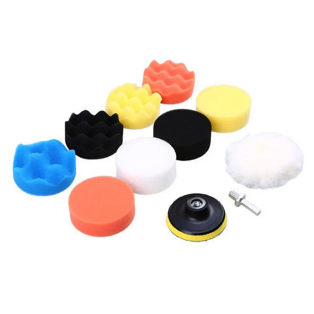 

Губчатая полировальная накладка, автомобильная косметическая губка для очистки воском, полировальная пластина, 11 комплектов для полировки...