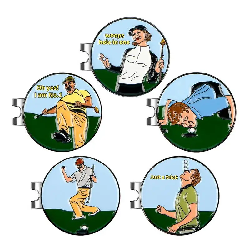 

Golf Hat Clip Ball Marker Coin Metal Hat Clip Outdoor Travel Manganese Steel Iron Small Convenient Portable Magnetic Ball Marker