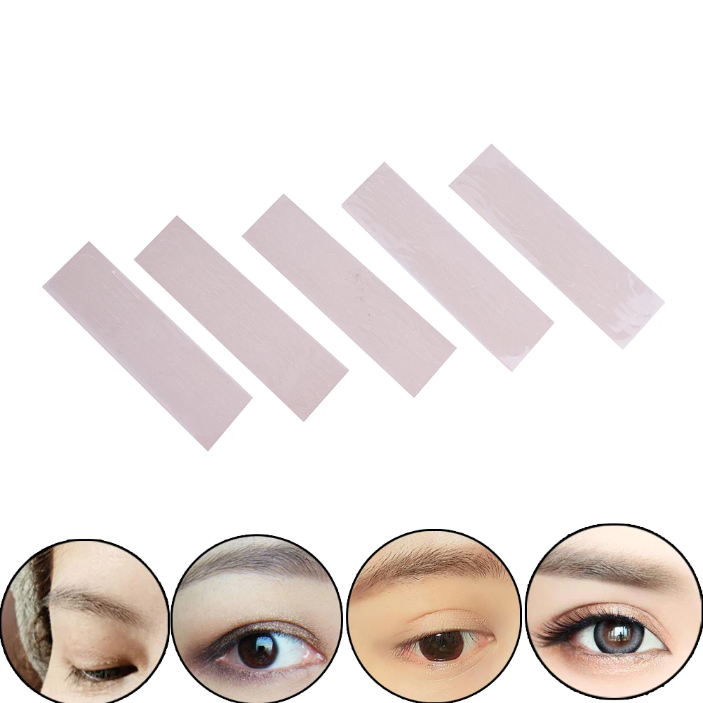 

Hot 5 Sheets/120pcs Double Eyelid Stickers Gauze Mesh Lace Eyeliner Stealth Double Eyelid Tape Stickers Without Glue