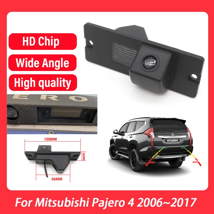 

170 Degree 1080*720P HD Night Vision Vehicle Rear View Reverse Camera For Mitsubishi Pajero 4 2006~2013 2014 2015 2016 2017 Car