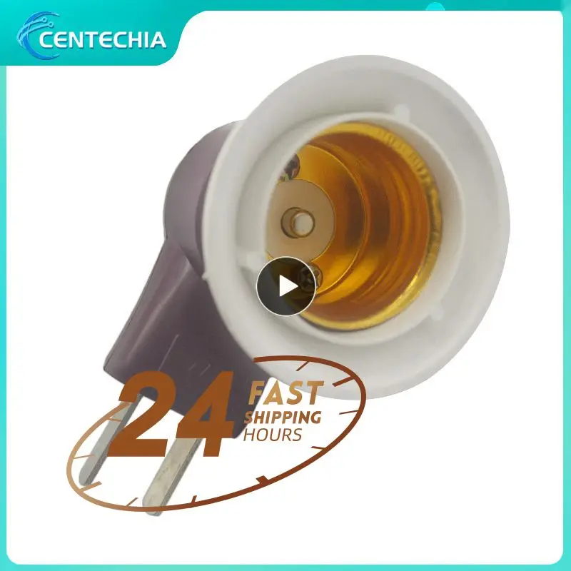 

1~30PCS E27 Light LED Lamp Holder UL plug to E27 white light LED lamp holder lamp holder adapter converter socket to E27