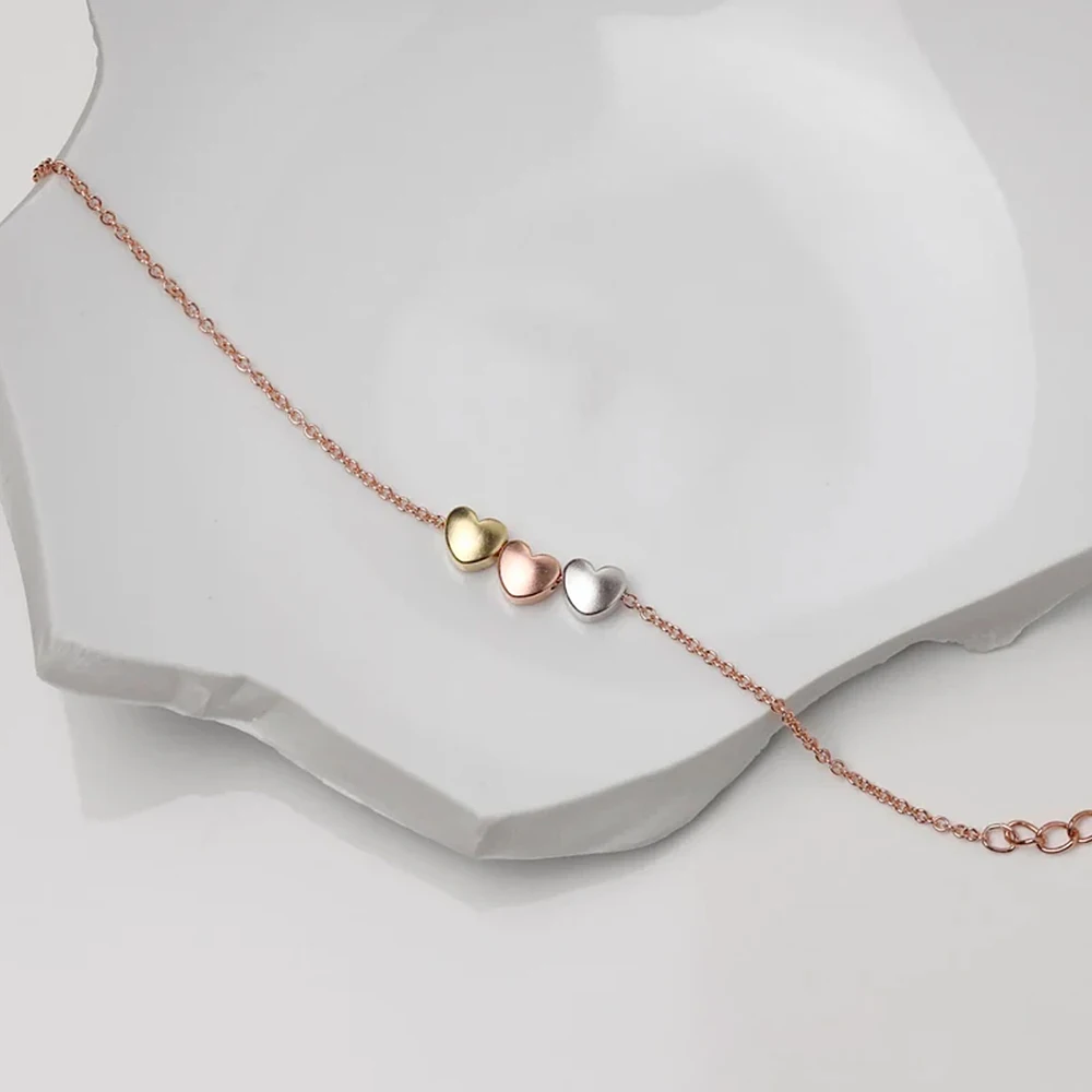 Women's Personalized Pendant Bracelet Heart Pendant Letter Name Custom Stainless Steel Bracelet Women's Fashion Accessories