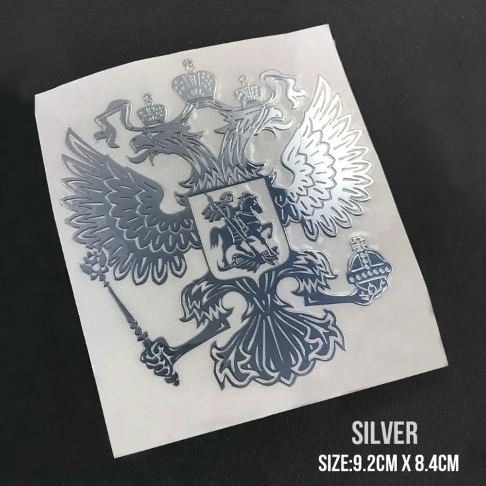 

Новые авто наклейки для стайлинга автомобилей, никель-металлическая федерация, эмблема орла, герб России, автомобильные наклейки