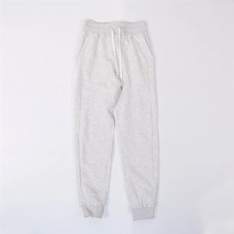 Comprehensive Training Jogging Women Sport Pants Soft High Waist Yoga Leggings Fitness Gym Drawstring Cotton Fleece Plus Fleece