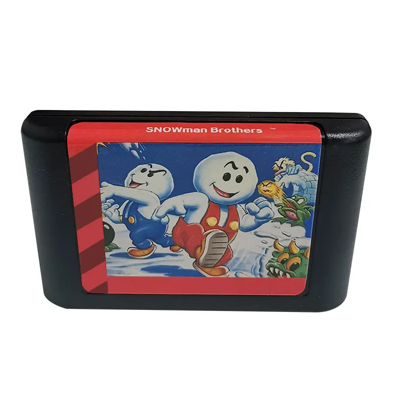 

Игровой картридж SNOWman Brothers MD для 16-битной игровой консоли NTSC и PAL