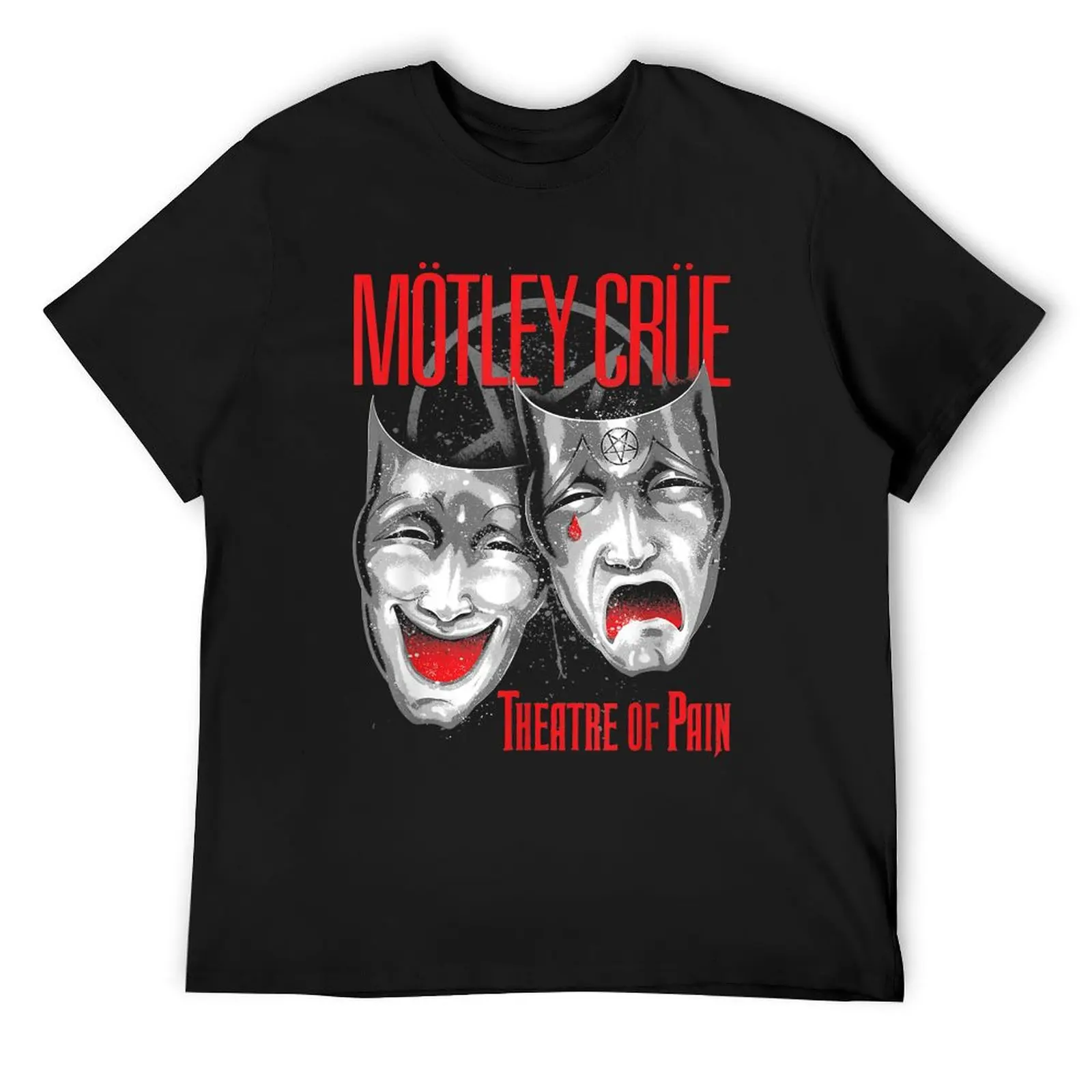 Moumltley Cruumle - Theatre Of Pain футболка Cry винтажная рубашка в стиле аниме футболки с