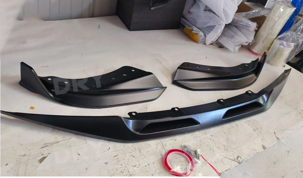 

Передний бампер из сухого углеродного волокна, разделители для подбородка, спойлер, аксессуары для BMW G22 G23 Coupe 2021+, комплекты кузова для стайлинга автомобилей FRP