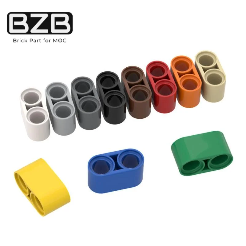 

BZB MOC 43857 1x2 рукоятка с отверстием (Толстая) креативная высокотехнологичная модель строительного блока детские игрушки «сделай сам» кирпичны...