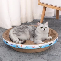 cat scratching board cat toys funny grinding claw catnip cat claw board wear resistant and durable corrugated paper cat supplies