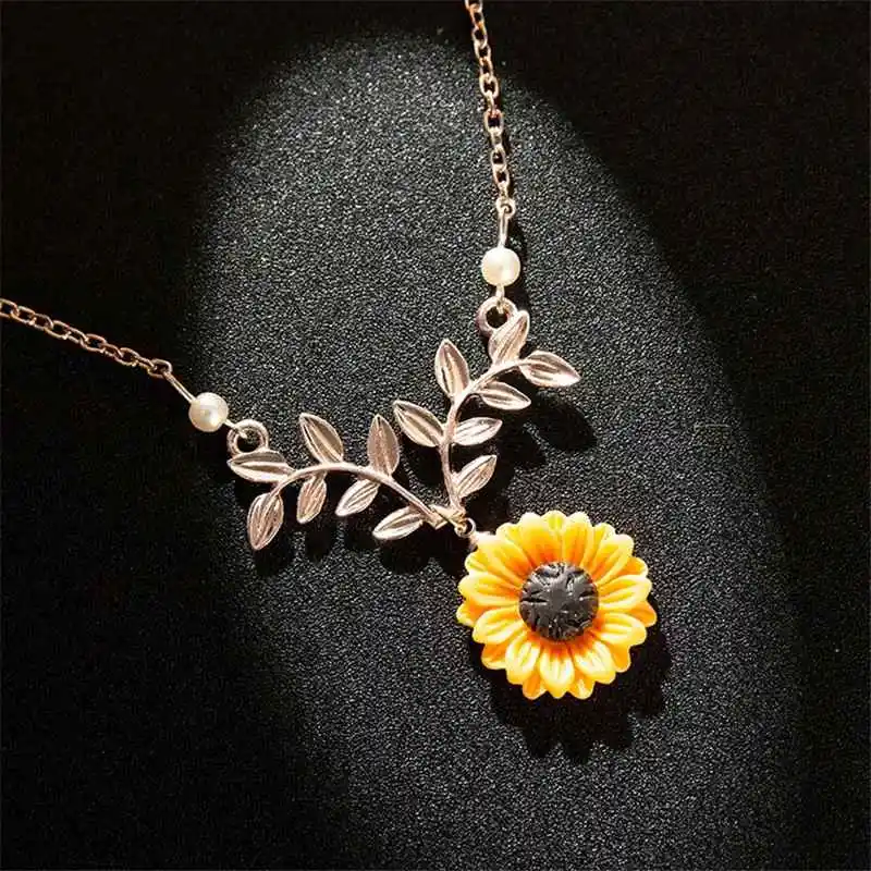 

Women Necklace Collar Pearl Jewelry Gifts You AreMy Sunshine