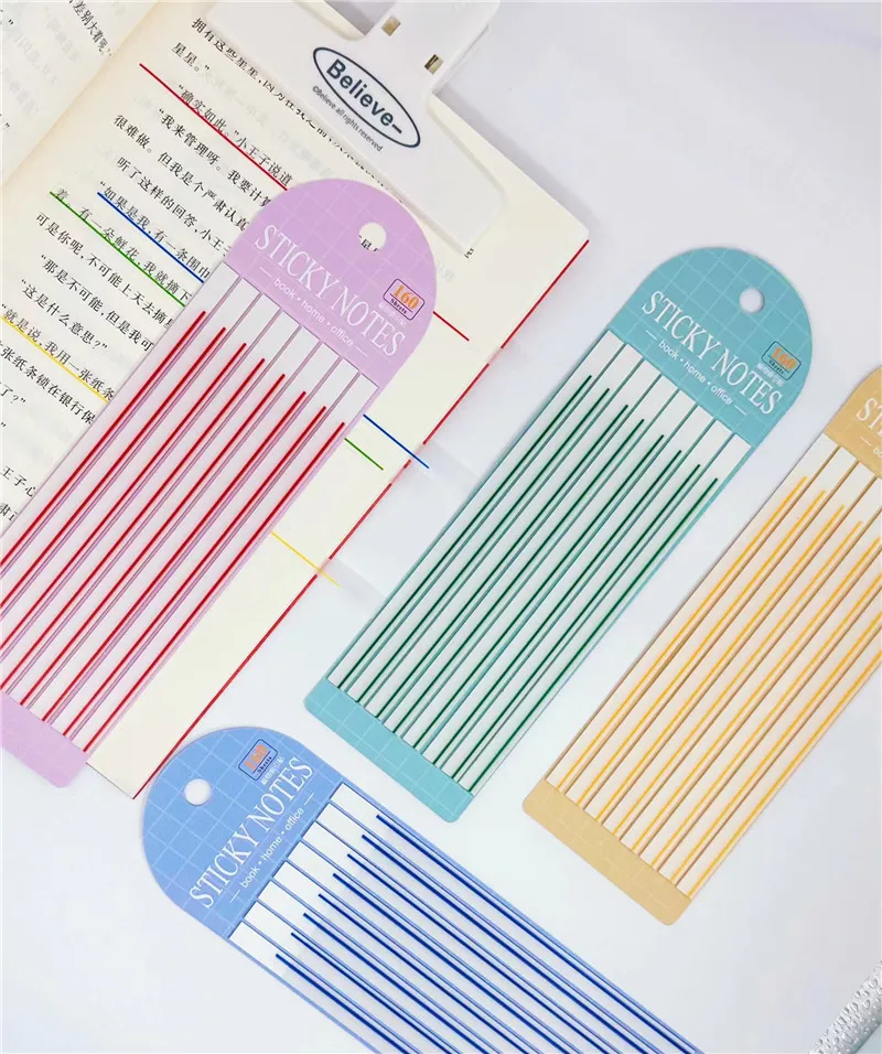 

160 Sheets Transparent Posted it Sticky Notes Pads Clear Notepad Waterproof Memo Pad for Journal School Office Stationery