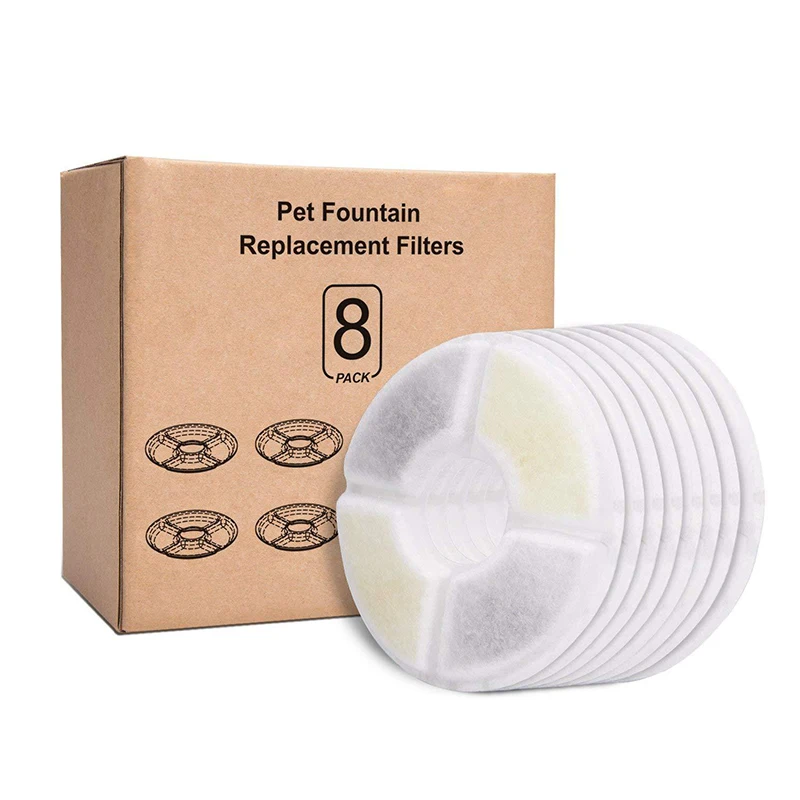 

Replacement Automatic Water Dispenser Filter For Pet Element New Coconut Shell Activated Carbon Circular Filter Cotton