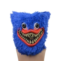 game character headgear outfits cosplay costume sausage monster bodysuit and latex face cover for theme parties