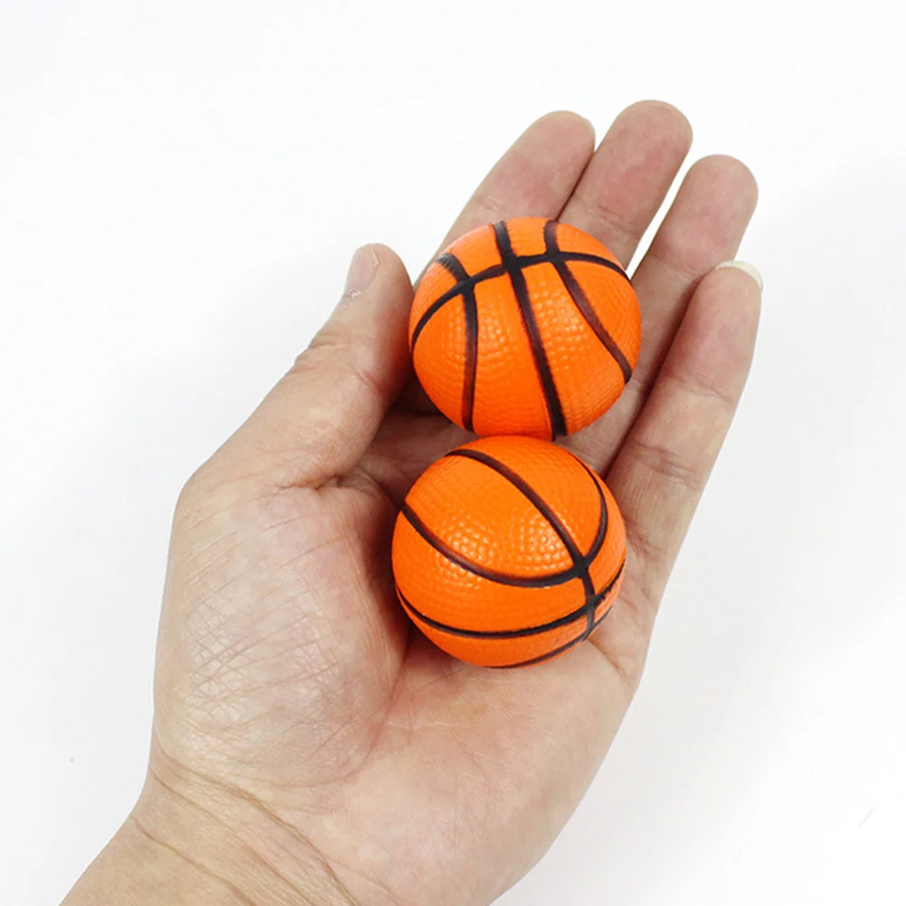 

Basketball Mini Stress Foam Toys Sports Party Kids Toy Bouncy Basketballs Hoop Game Soccer Pool Favors Portable Sensory Fidget
