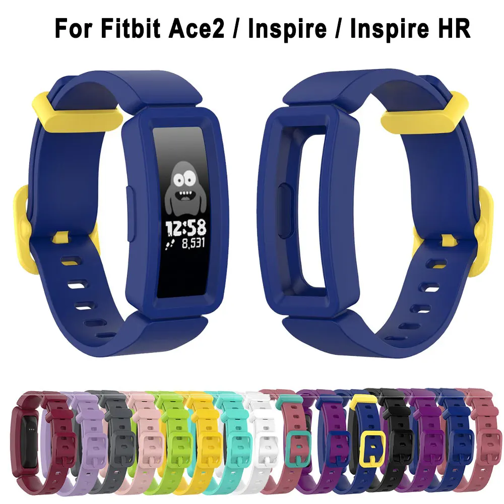 

Силиконовый ремешок для часов Fitbit Ace2 Inspire/Inspire HR, мягкий сменный Браслет для умных часов, аксессуары Correa