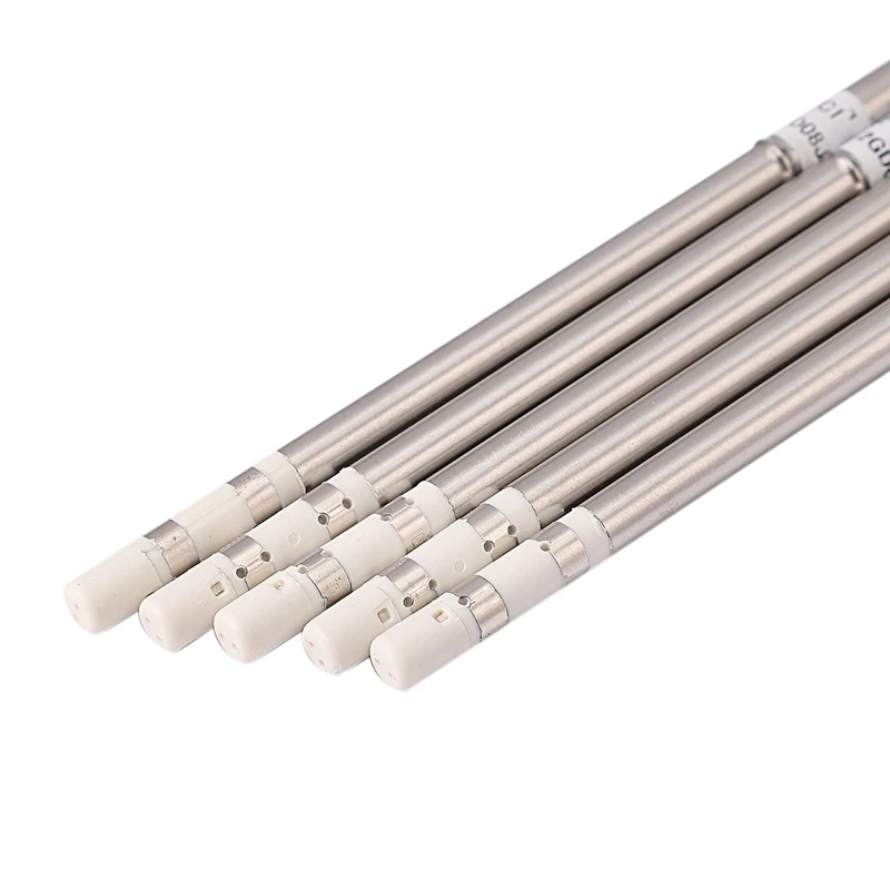 5 шт./лот паяльные жала серии для HAKKO T12 наборы самостоятельного изготовления