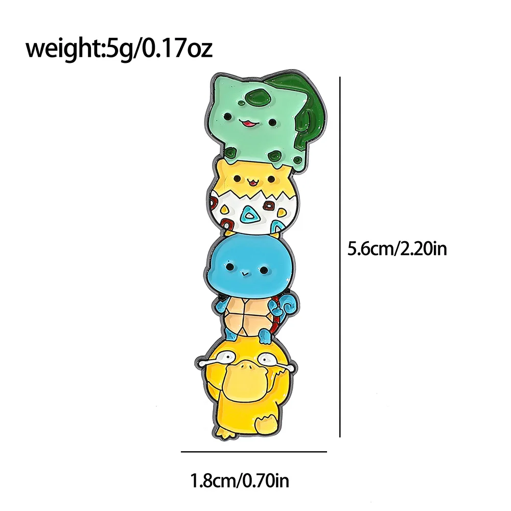 Эмалированные булавки с изображением покемонов аниме-игра Пикачу Eevee креативные