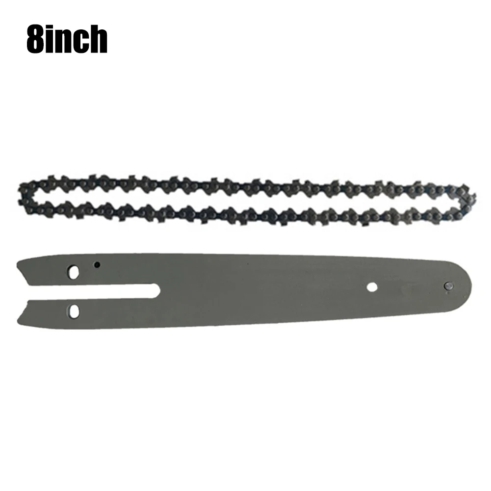 

1PC 4/6/8inch Electric Chain Guide Set Saw Guide Plate Chain Sawcarpentry Accessories Wear Resistance Chainsaw Tool Parts