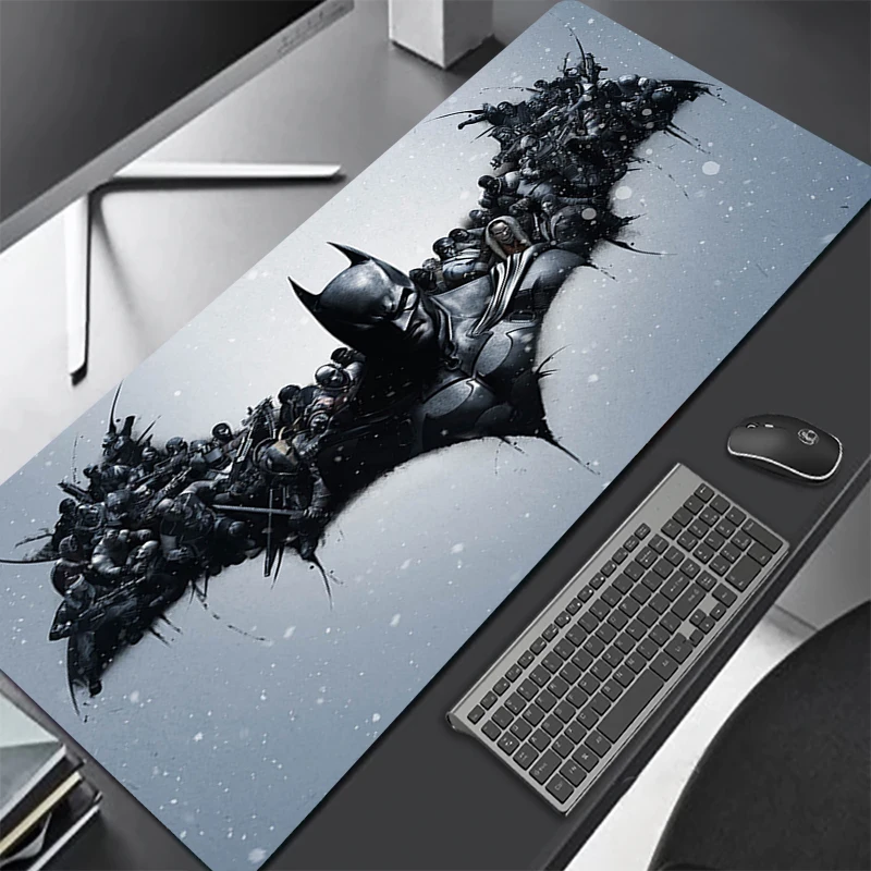 Коврики для мыши с логотипом Batmans, резиновый коврик, игровой коврик для клавиатуры, аксессуары для ПК, Настольный коврик, коврик для мыши, ков...