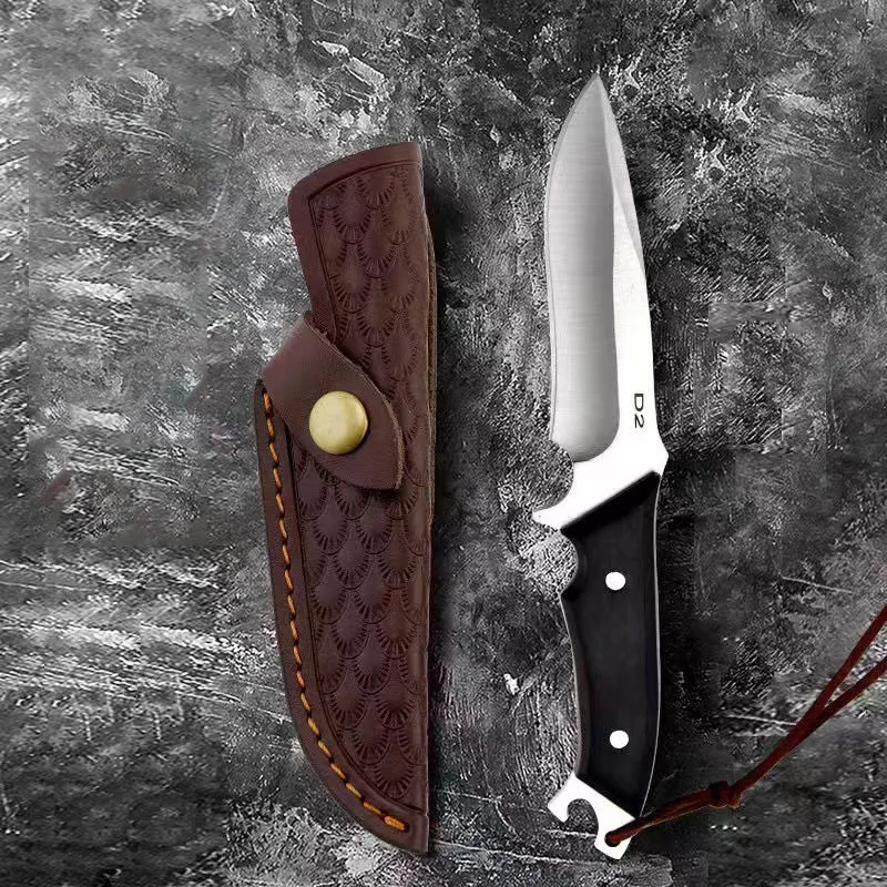 Нож карманный из черного дерева с лезвием D2 миниатюрный Мультитул в швейцарском