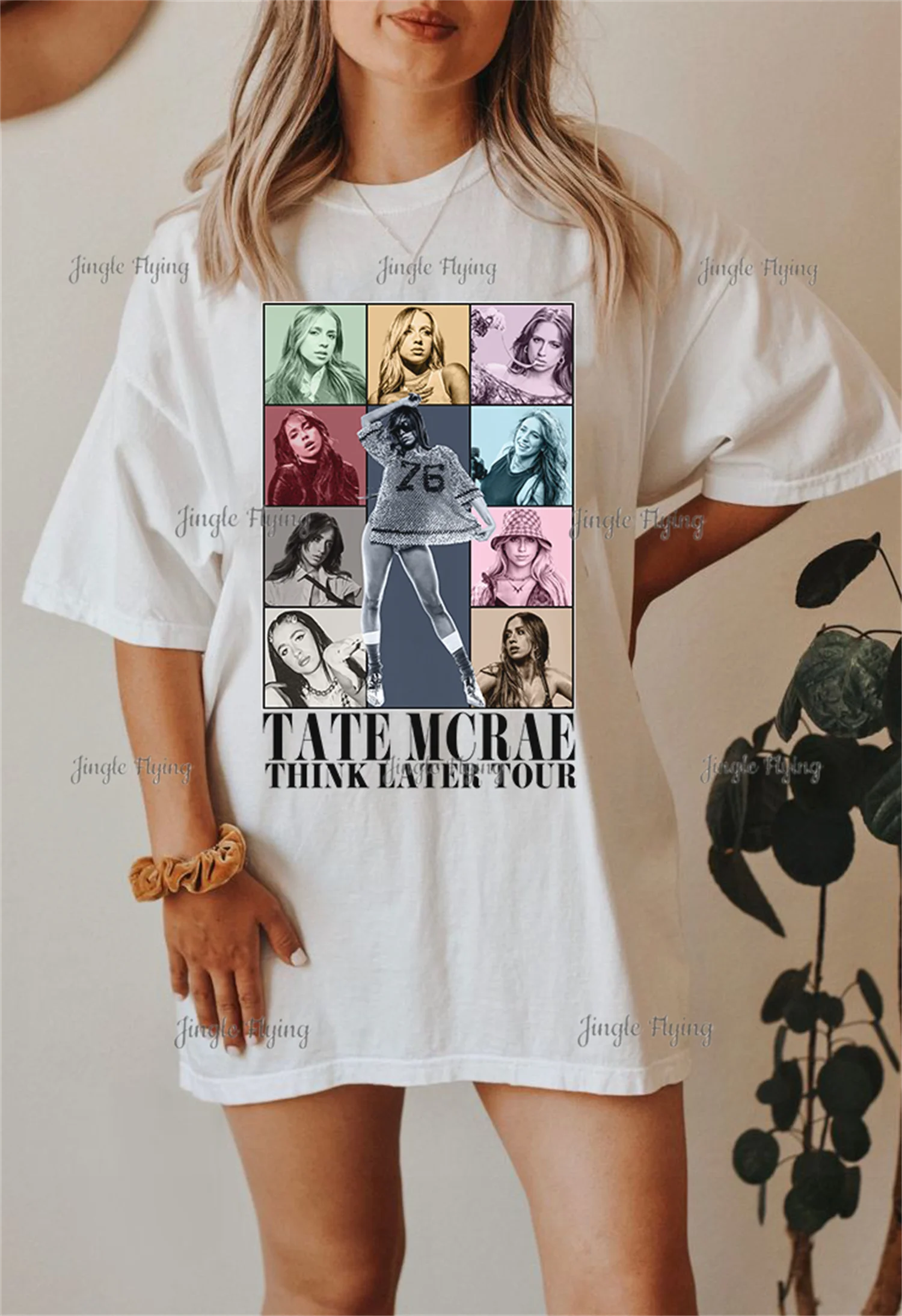 Рубашка в стиле ретро 90-х Tate McRae Tour