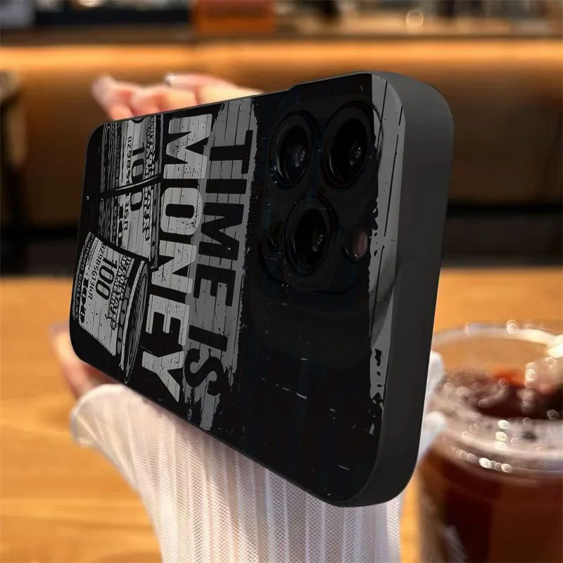 Чехол для телефона iPhone 16 Pro Max 15 14 13 12 11 XS X XR 7 8 Plus SE 2022 защитный силиконовый чехол